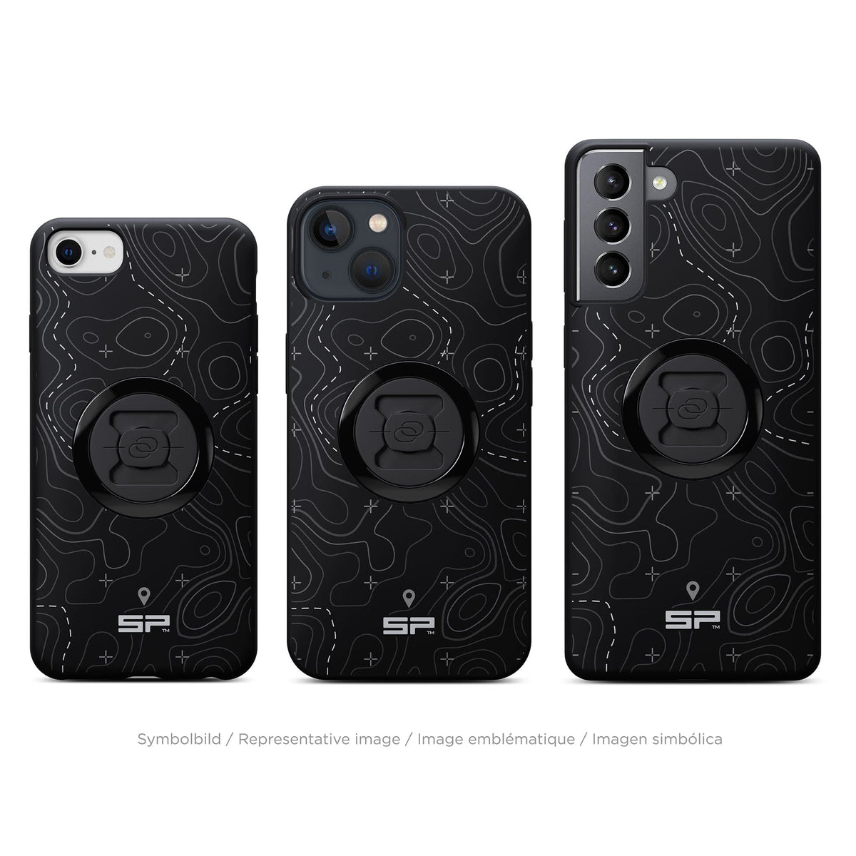 Edition Phone Case - Topo Lines (Grey)