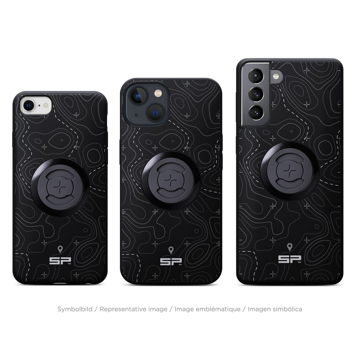 Edition Phone Case - Topo Lines (Grey)