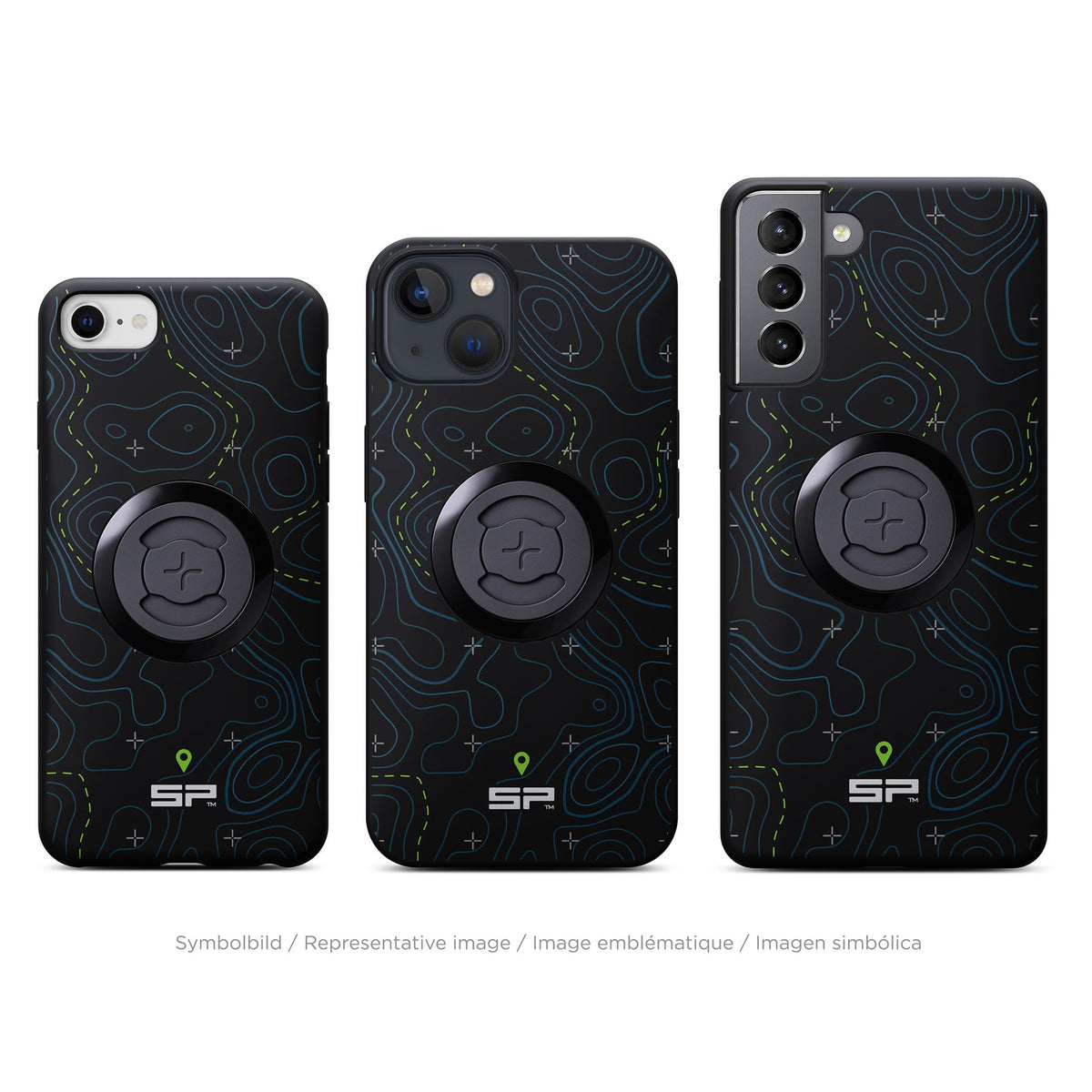 Edition Phone Case - Topo Lines (Lime)