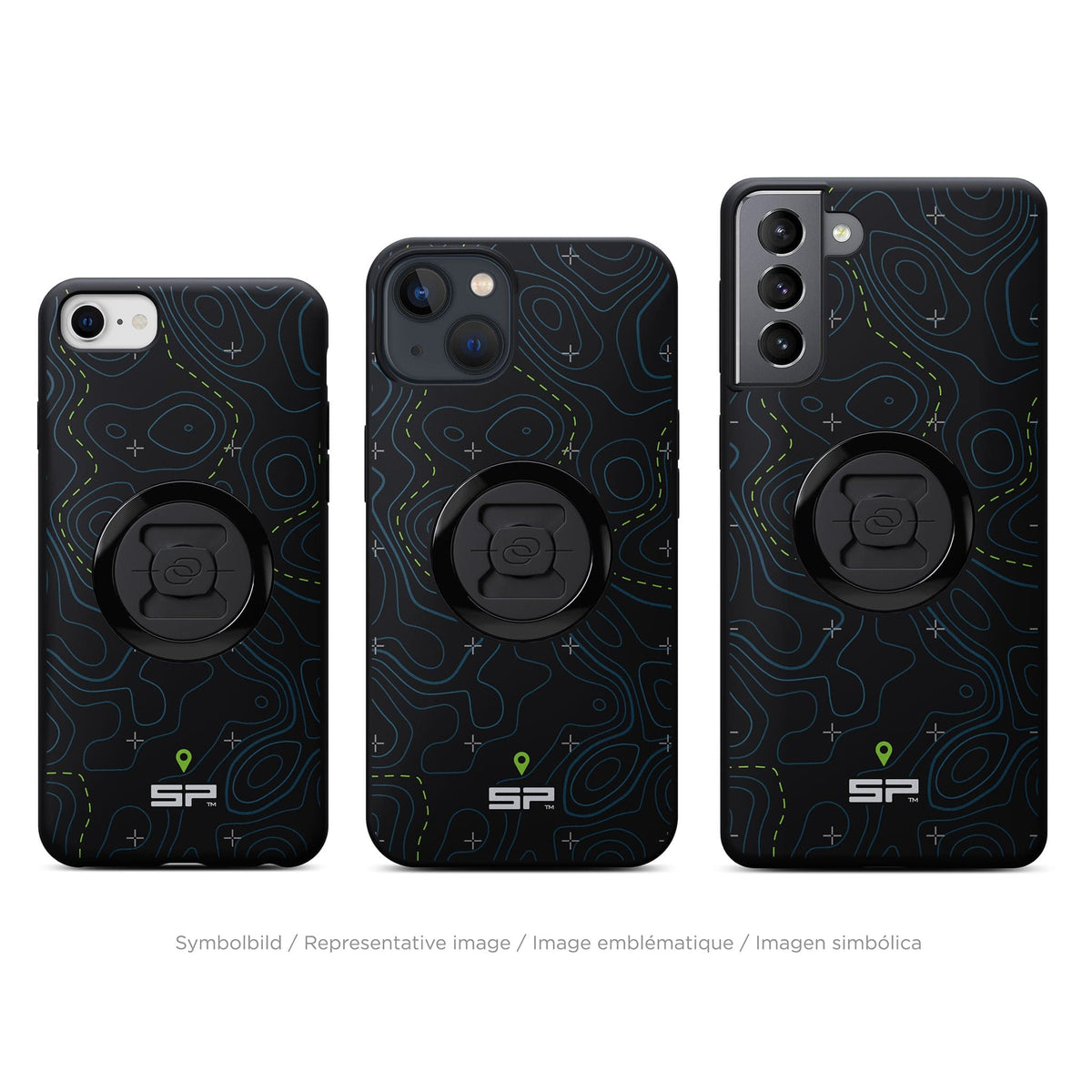 Edition Phone Case - Topo Lines (Lime)